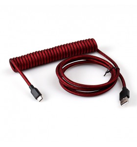 type c spring spiral usb cable mechanical keyboard coiled cable coiled type c usb mechanical cable