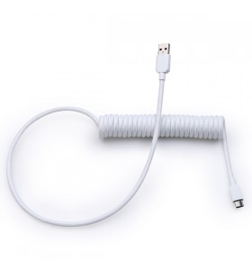 type c spring spiral usb cable mechanical keyboard coiled cable coiled type c usb mechanical cable